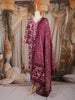 Pink Floral Printed Cotton Salwar Suit with Dupatta