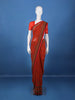 Pink Floral Printed Design Georgette Saree