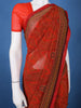 Pink Floral Printed Design Georgette Saree