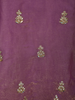 Purple Floral Sequins And Beads Embroidered Design Organza Palazzo Suit with Dupatta