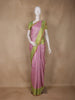 Pink Floral Woven Design Art Silk Saree