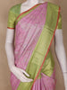 Pink Floral Woven Design Art Silk Saree