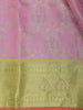 Pink Floral Woven Design Art Silk Saree