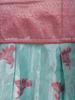 Pink Floral Woven Design Banarasi Silk Kids Pattu Pavadai With Dupatta