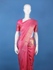 Pink Floral Woven Pure Kanchipuram Silk Saree