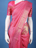 Pink Floral Woven Pure Kanchipuram Silk Saree