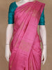 Pink Floral Woven Pure Kanchipuram Silk Saree