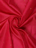 Pink Floral Woven Pure Kanchipuram Silk Saree With Zari Border