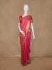 Pink Floral Woven Pure Kanchipuram Silk Saree With Zari Border