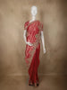 Pink Floral Zari Woven Design Tissue Banarasi Designer Saree with Heavy Designer Border