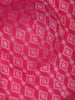 Pink Geometric Design Banarasi Silk Readymade Blouse