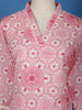Pink Geometric Printed Cotton Salwar Suit With Dupatta
