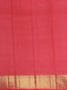 Pink Geometric Woven Pure Kanchipuram Silk Saree with Zari Border