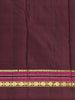Pink Kanchipuram Silk Saree with Checks on the body and Contrast Zari Border