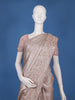 Onion Pink Leaf Woven Design Banarasi Silk Saree