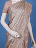 Onion Pink Leaf Woven Design Banarasi Silk Saree