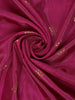 Pink Motif Design Semi Banarasi Silk Saree
