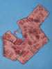 Pink Motifs Design Silk Readymade Blouse