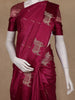 Pink Obstacle Design Woven Semi Tussar Saree
