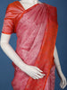 Pink Parrot Motif Woven Pure Kanchipuram Silk Saree With Contrast Red Zari Border