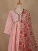 Pink Sequins Embroidery Cotton Salwar Suit