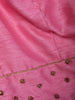 Pink Silk Readymade Blouse Adorned with Embroidery Design - Diadem
