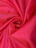 Pink Small Checks And Floral Design Kanchipuram Silk Saree with Zari  Border