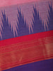 Pink Solid Designed Cotton Saree - Diadem