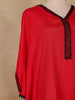 Pink Solid Design georgette Kaftan Suit
