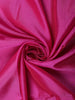 Pink Solid Soft Silk Saree with Contrast Purple Zari Pallu and Blouse