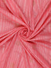 Pink Striped Woven Design Banarasi Silk Saree
