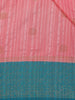 Pink Striped Woven Design Banarasi Silk Saree