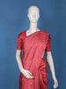 Rani Pink Striped Woven Design Pure Silk Saree