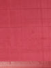Rani Pink Striped Woven Design Pure Silk Saree