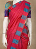 Pink Stripes Design Soft Silk Saree