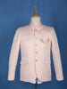 Pink Abstract Designed Jodhpuri Men's Suit - Diadem