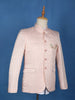 Pink Abstract Designed Jodhpuri Men's Suit - Diadem