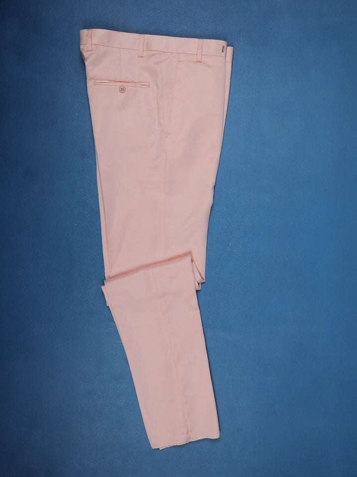 Pink Abstract Designed Jodhpuri Men's Suit - Diadem