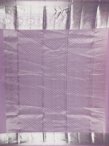 Pink Abstract Woven Pure Kanchipuram Silk Saree - Diadem