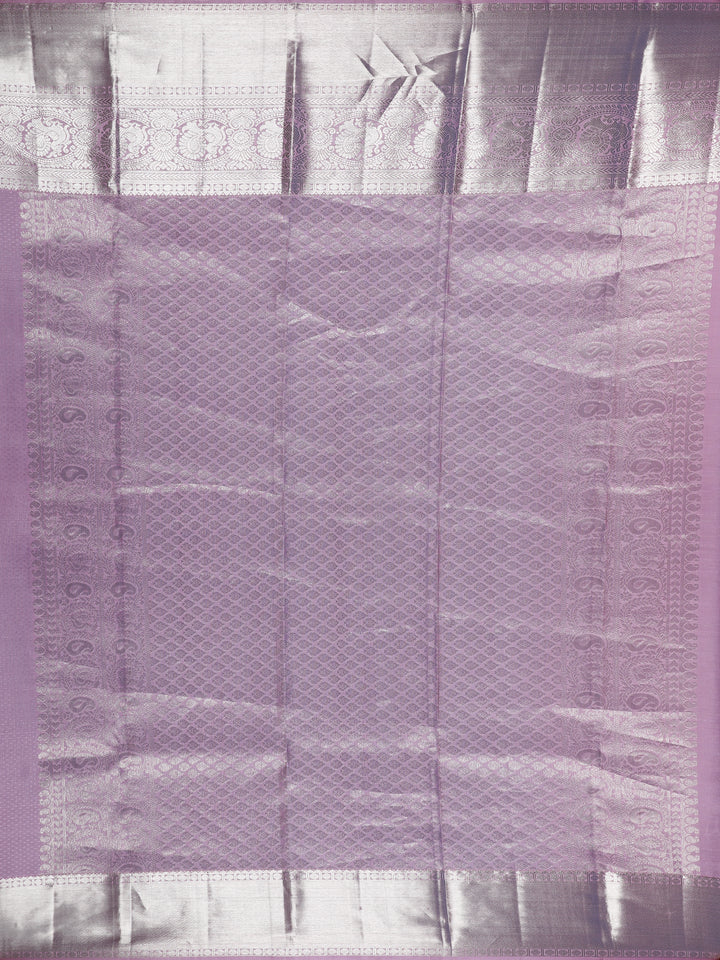 Pink Abstract Woven Pure Kanchipuram Silk Saree - Diadem