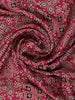 Pink Ajrak Print Mul Mul Cotton Saree - Diadem
