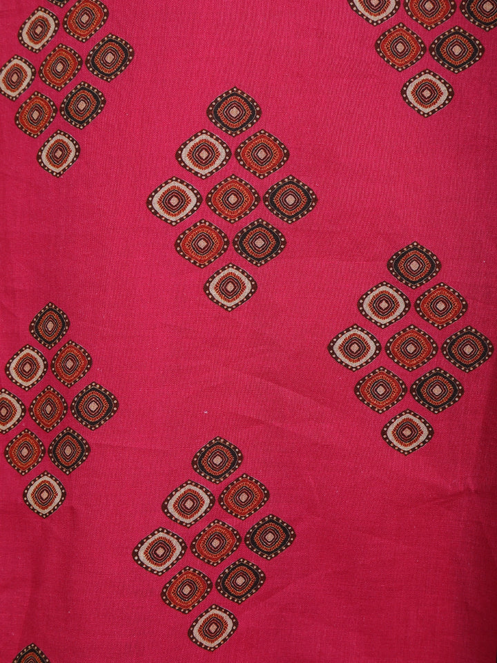 Pink Diamond Designed Cotton Salwar Suit - Diadem