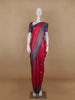 Pink Diamond Pattern Zari Weaving Soft Silk Saree - Diadem