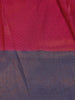 Pink Diamond Pattern Zari Weaving Soft Silk Saree - Diadem