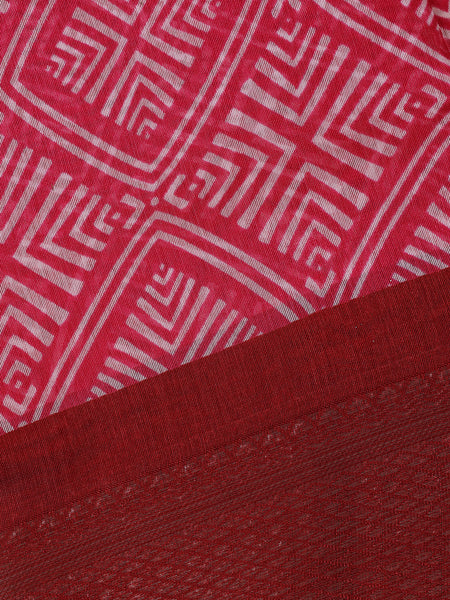 Pink Diamond Prints Fancy Georgette Saree - Diadem