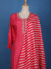 Pink Dotted Printed Semi Silk Salwar Suit - Diadem