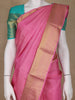 Pink Dotted Zari Weave Pure Kanchipuram Silk Saree - Diadem