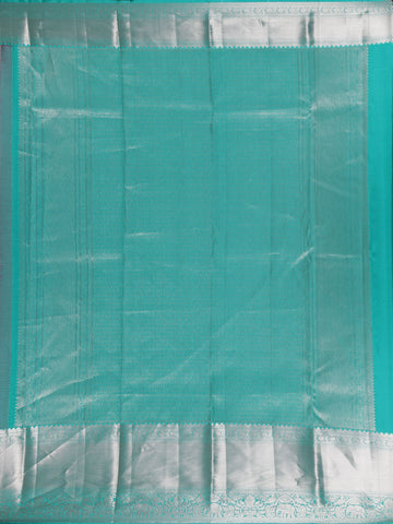 Pink Dual Shade Floral Woven Pure Kanchipuram Silk Saree - Diadem