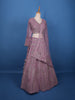 Pink Embroidery Bridal Net Lehenga