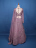 Pink Embroidery Bridal Net Lehenga